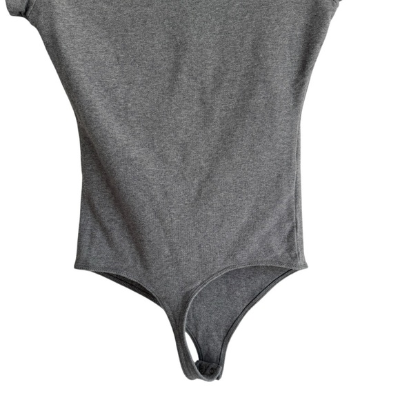 Abercrombie & Fitch Short-Sleeve Seamless Fabric Squareneck Bodysuit, Size S - Picture 6 of 6